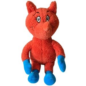 Kohls Cares Dr Seuss Fox in Sox 11" Red Blue Plush Stuffed Animal Toy 2020‎